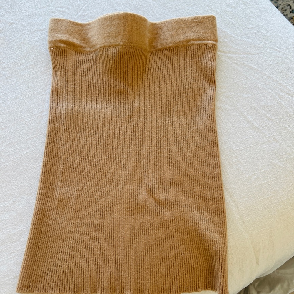 Knit Co-Ord Ribbed Tan Set - Picture 4 of 7
